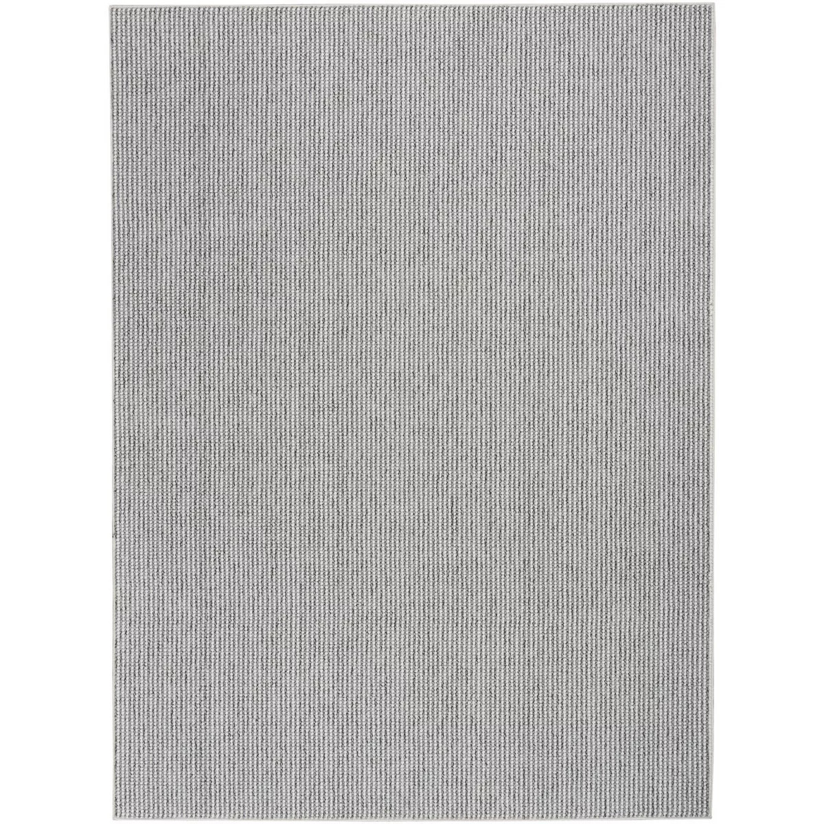 Nourison Textured Home Modern Indoor Rug Ivory Grey 5'3" x 7' | Target