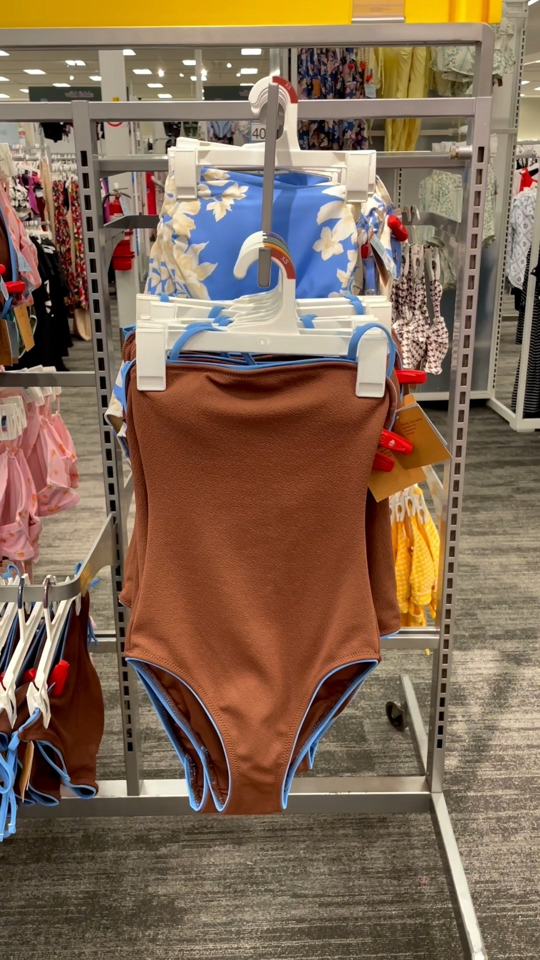 New swim arrivals @Target The brown and blue combo is 🤌🏼

#LTKSwim #LTKSeasonal #LTKTravel