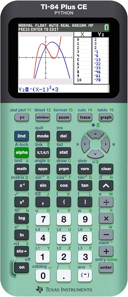 Texas Instruments TI-84 Plus CE Color Graphing Calculator, Mint | Amazon (US)