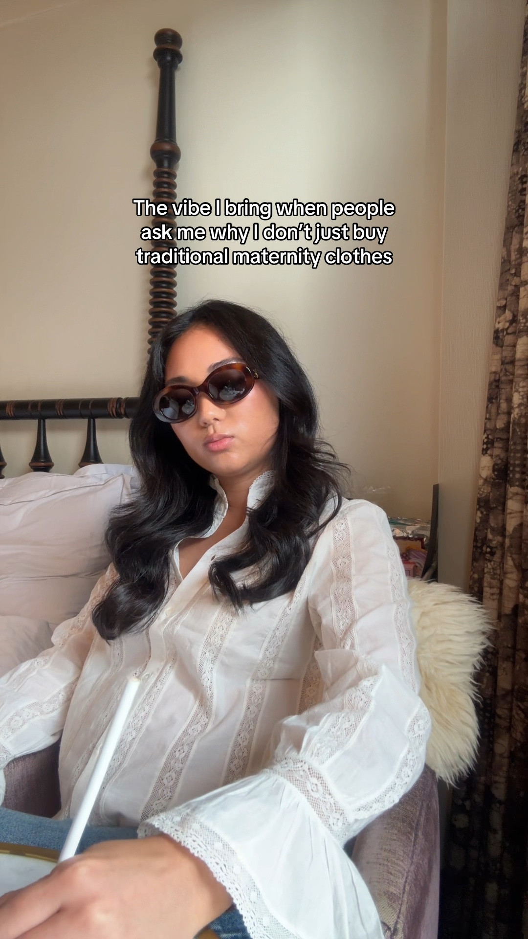 Sized up to a 6 in the top to accommodate the bump 🕊️

#LTKNYFW #LTKStyleTip #LTKBump