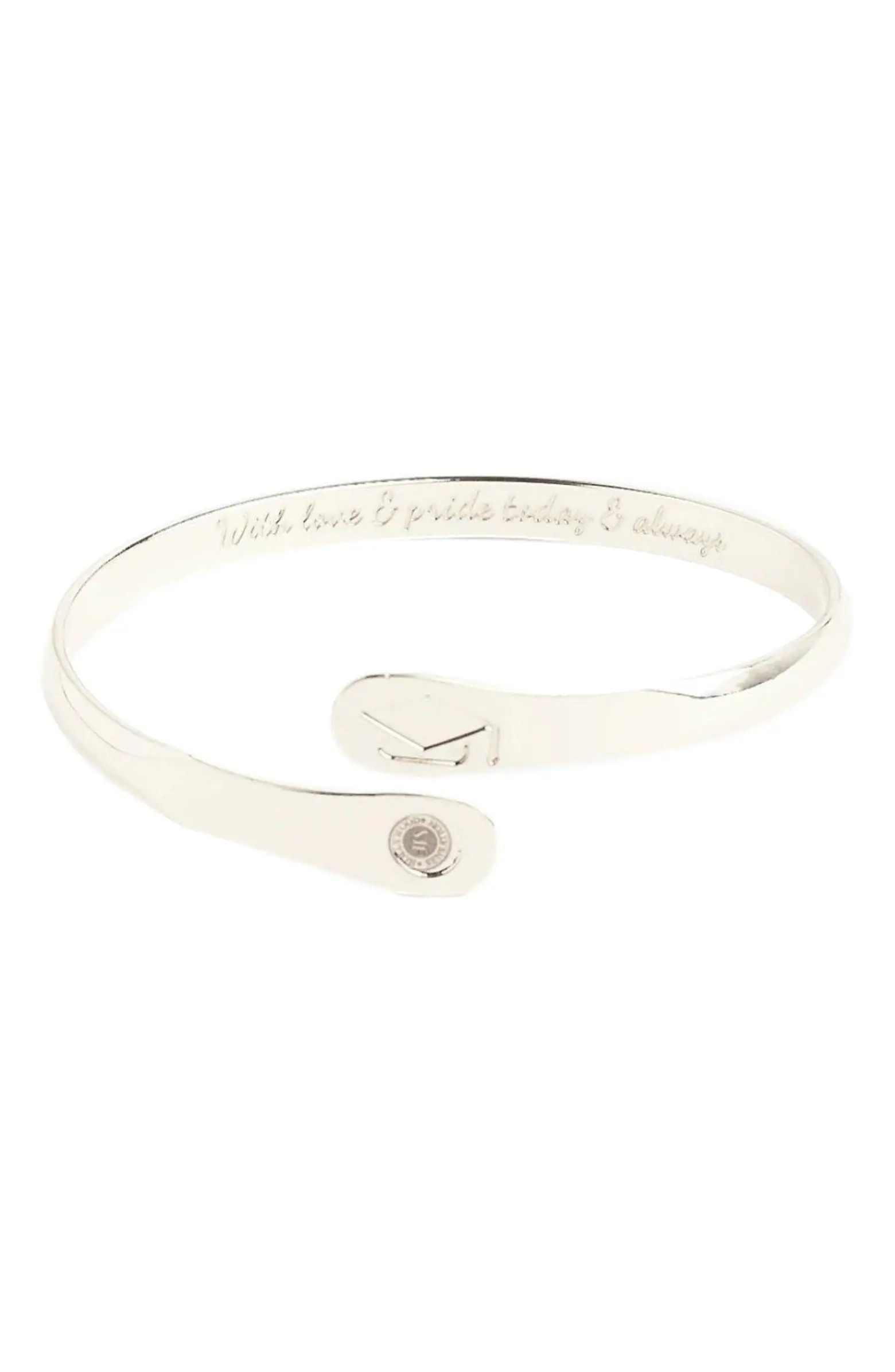 Graduation Bracelet Engraved With Love & Pride Today & Always | Nordstrom