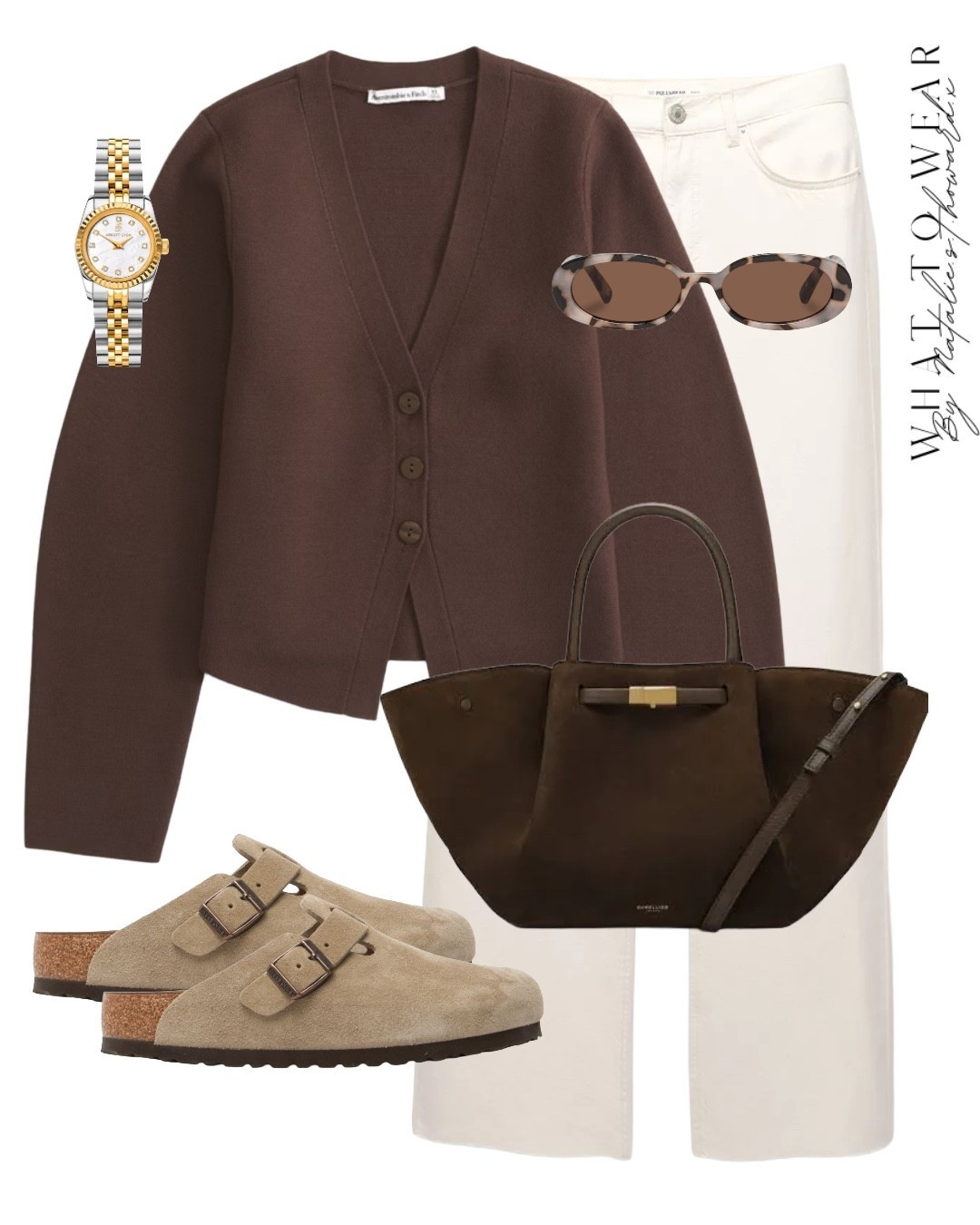 Styling a brown cardigan , white jeans and Boston Birkenstocks for late summer / early autumn. I tried this cardigan on in store and love the fit of it.

Brown outfit | neutral outfit | autumn outfit | white jeans | jeans outfit | casual outfit | Boston Birkenstocks 

#LTKautumn #LTKuk #LTKstyletip