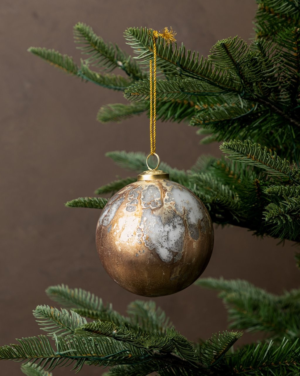 Metallic Marbled Ornament | McGee & Co.
