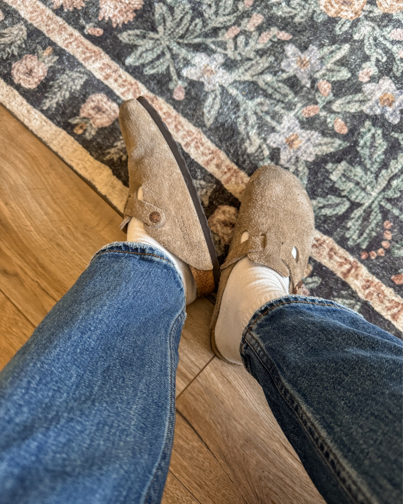my everyday shoes on repeat! love my birkenstock boston clogs (taupe), new balance 327s and mary jane flats 

#LTKSeasonal #LTKootd #LTKSaleAlert
