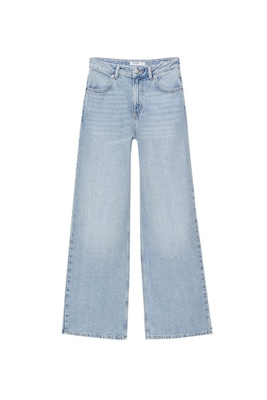 WIDE-LEG-JEANS MIT HOHEM BUND | PULL and BEAR DE