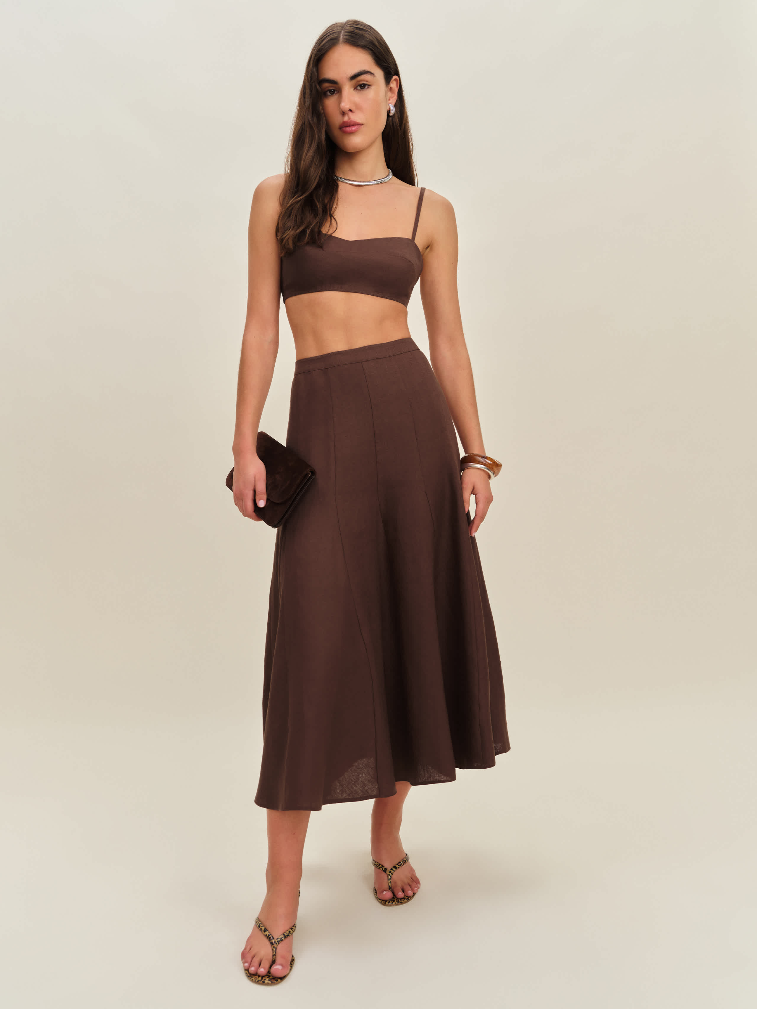Jori Linen Two Piece | Reformation (Global)