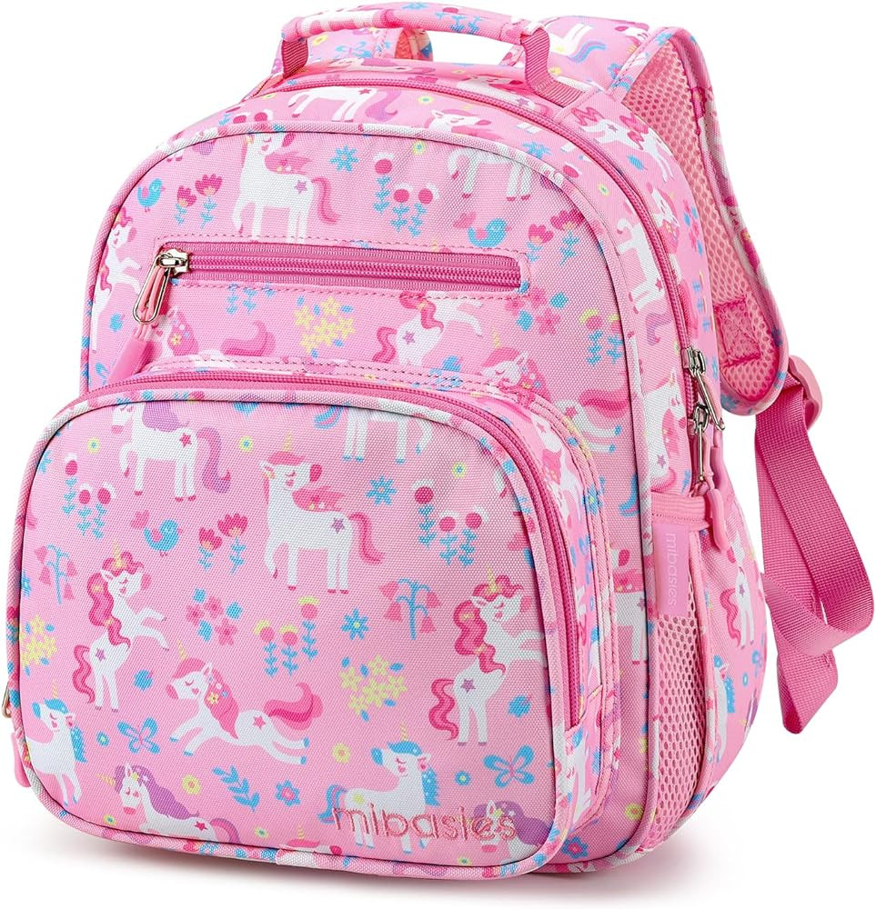 mibasies Toddler Backpack for Girls 2-4: Cute Kids Backpacks for Girls - Preschool Kindergarten B... | Amazon (US)