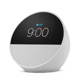 Amazon Echo Spot (2024 Release), Smart Alarm Clock with Vibrant Sound and Alexa - Glacier White L... | Lowe's