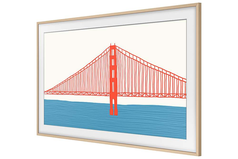 Samsung 65” The Frame Customizable Bezel Modern Beige VG-SCFA65BEBZA - Best Buy | Best Buy U.S.