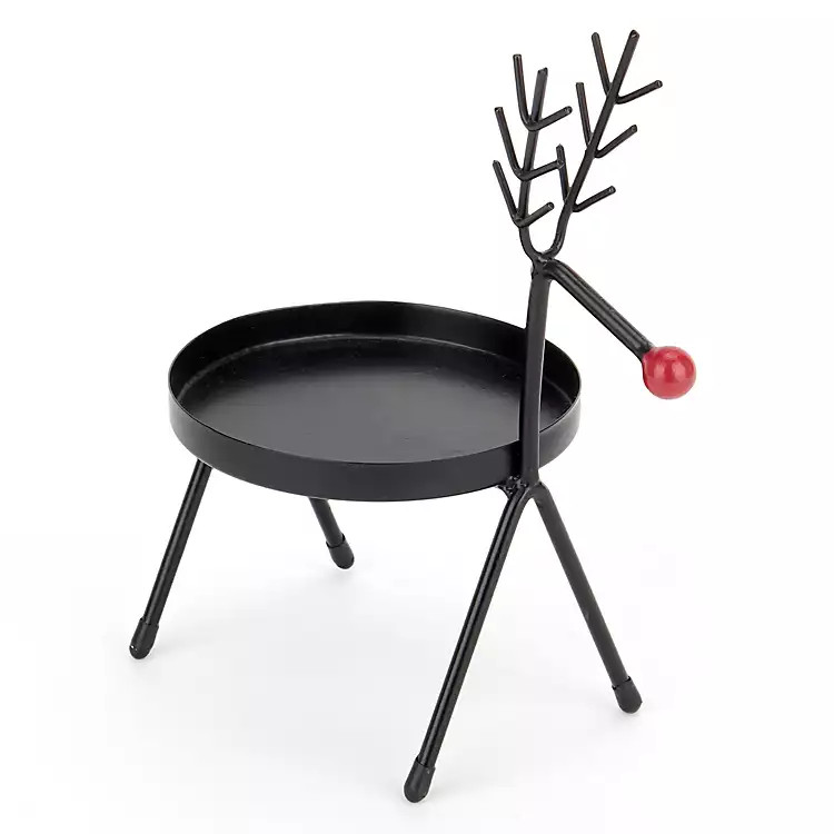 Reindeer 3-Wick Jar Candle Holder | Kirklands Home | Kirklands