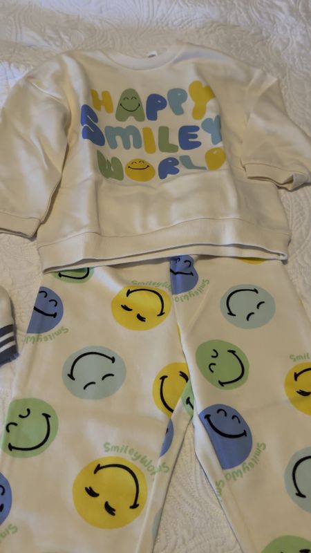 Toddler smiley face apparel all under $30! 

#LTKKids