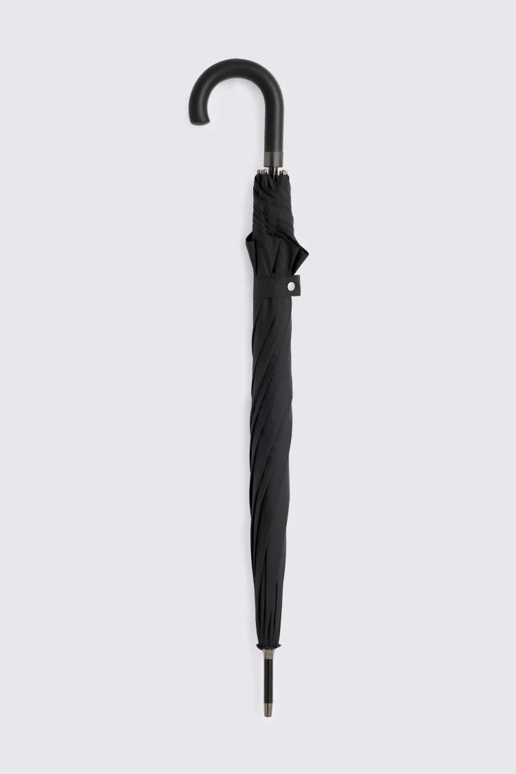 Black Large Umbrella | Moss Bros Retail