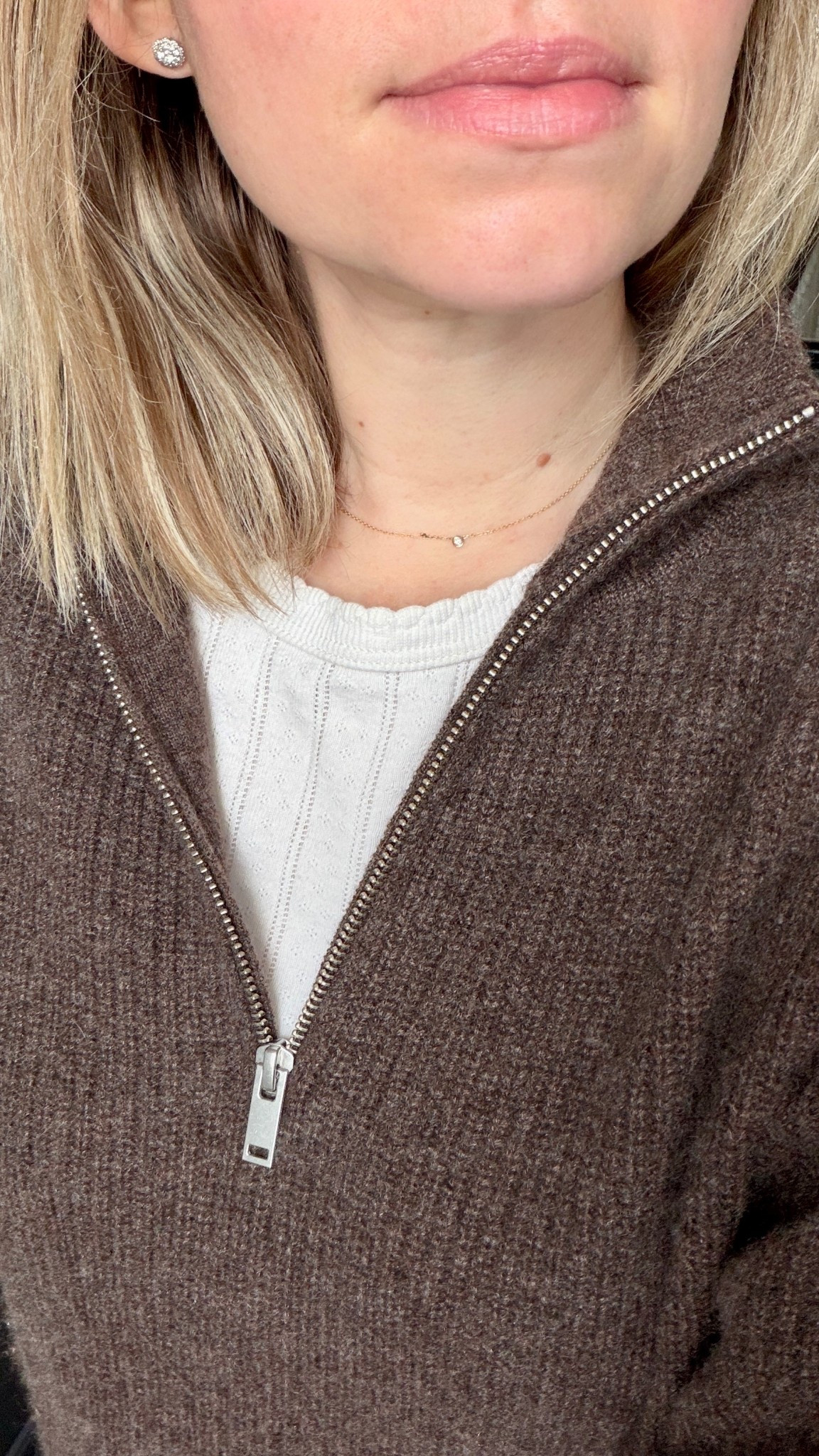 The Quince sweater ads got me. I am officially a convert! Havent taken this half zip cashmere sweater off since it arrived 