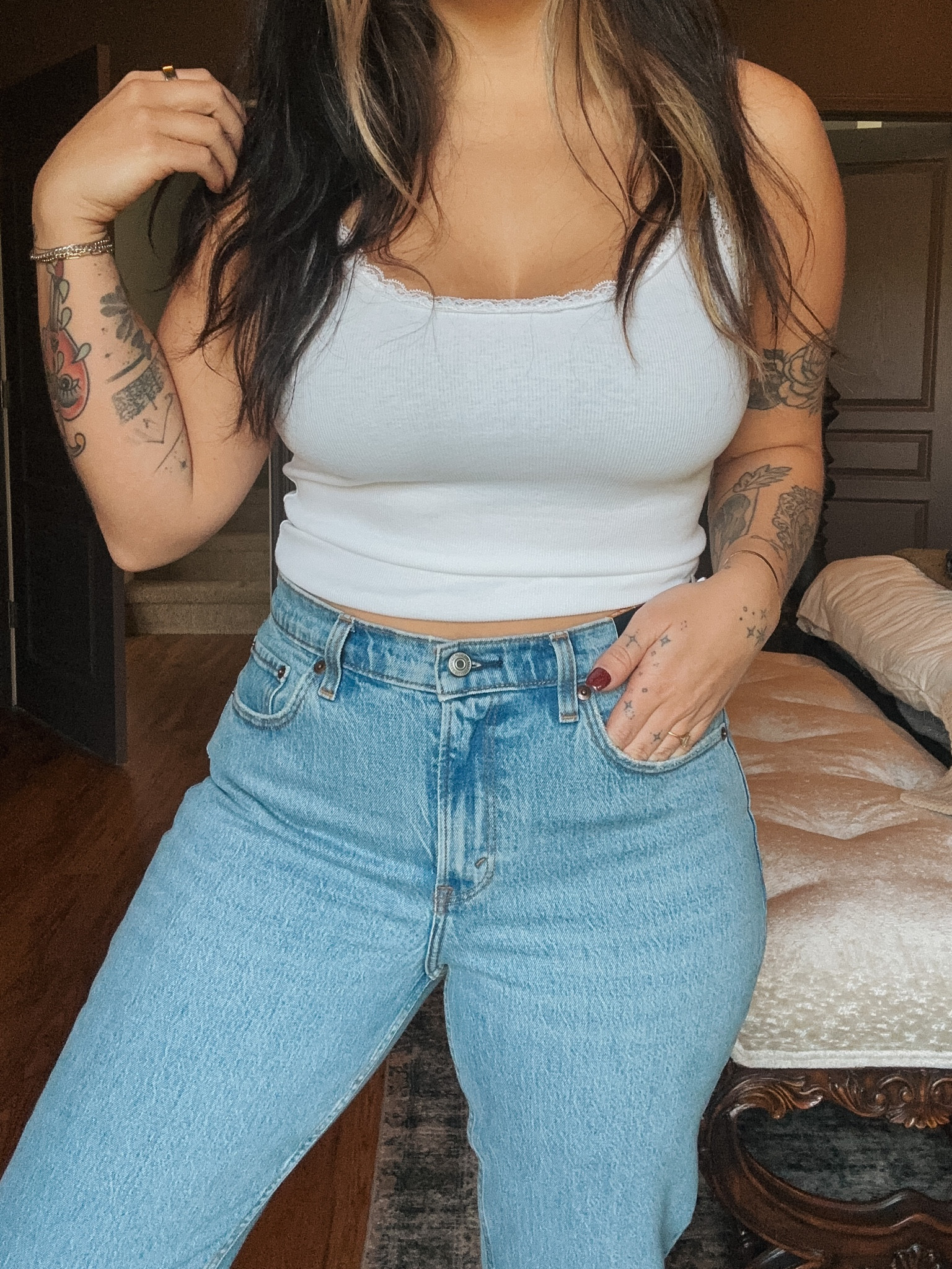 Adding my curve love new jeans from A&F!

#LTKstyletip