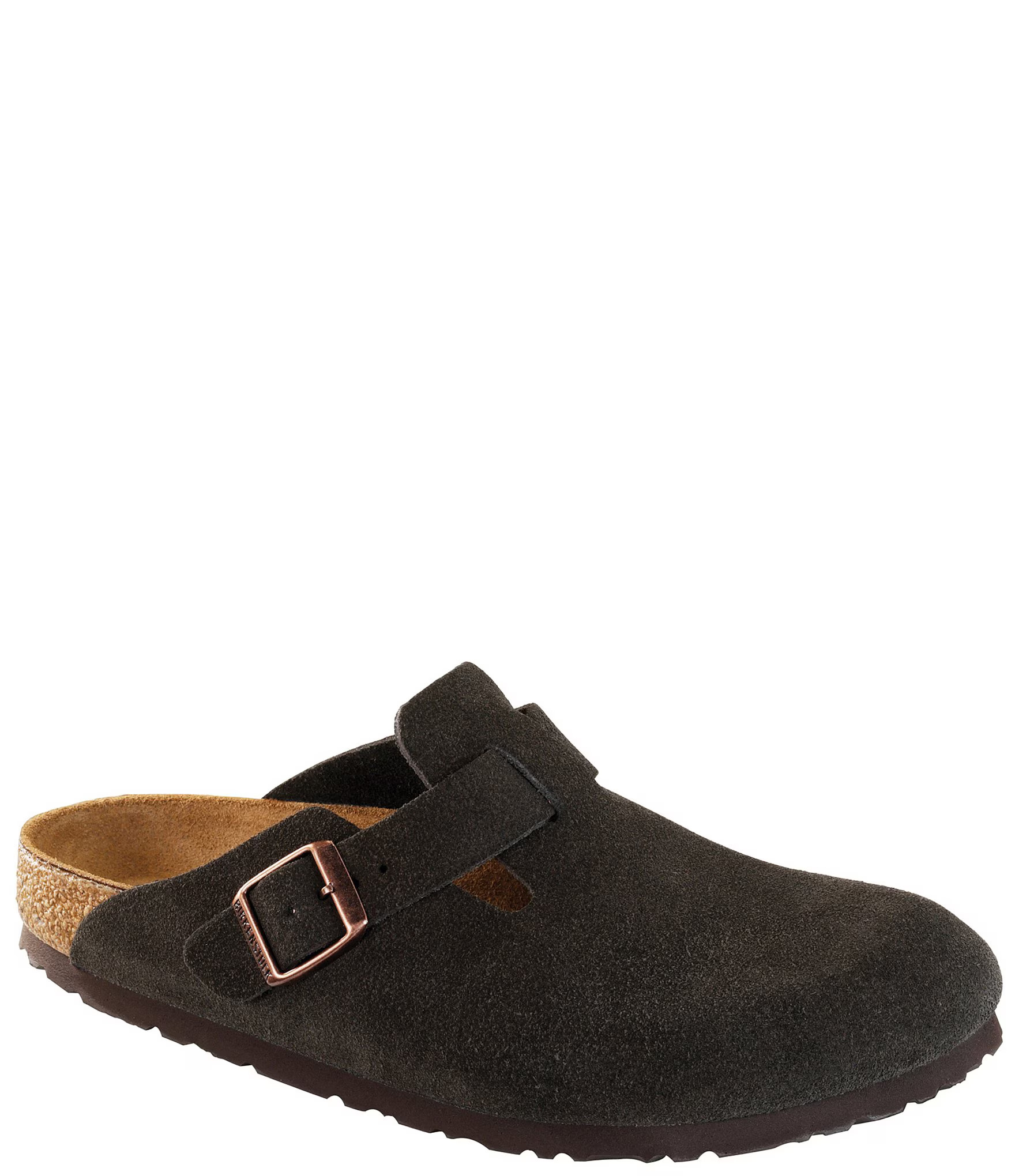 Men's Boston Suede Slide On Soft Footbed Clogs | Dillard's