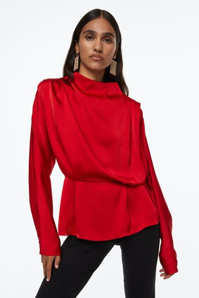 Satin Blouse | H&M (US + CA)