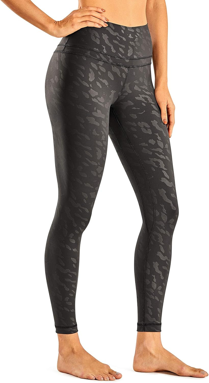 CRZ YOGA Women's Naked Feeling I Workout Leggings 25 Inches - High Waist Tight Yoga Pants | Amazon (US)