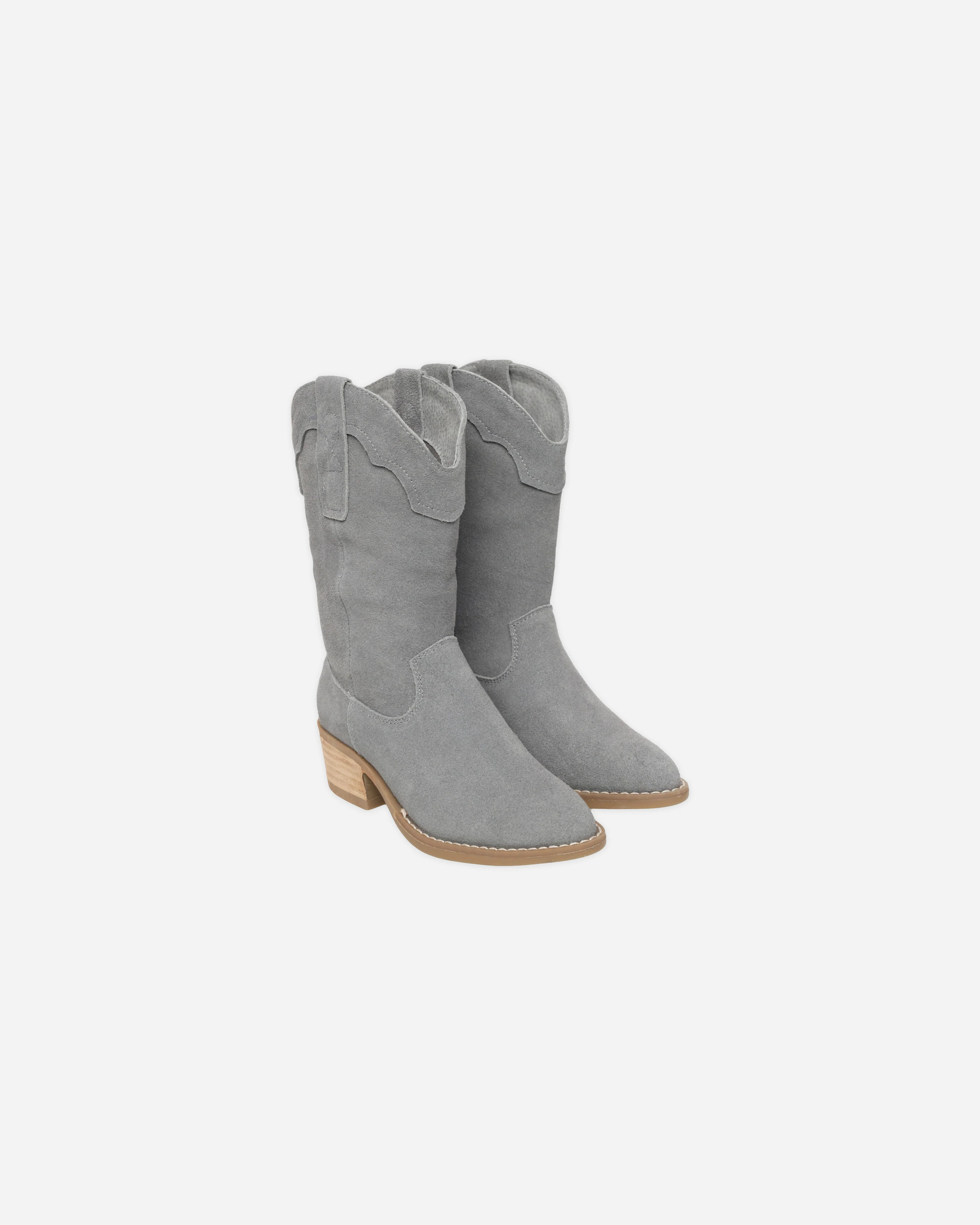 Western Boot || Dusty Blue | Rylee + Cru