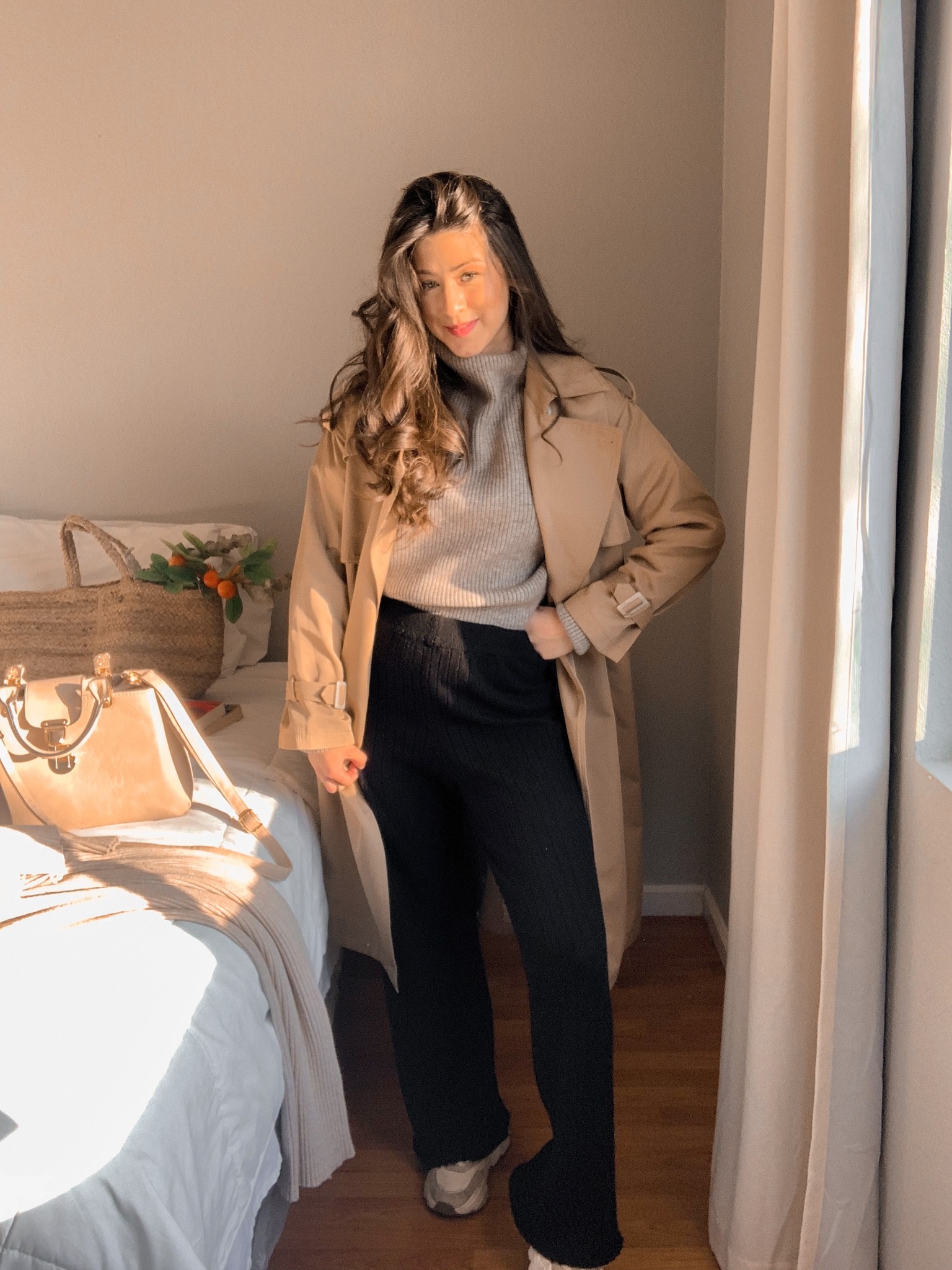 Staying warm through these seasons. 🍂

I love dressing up for the cooler weathers but can’t stand being cold for too long. This season I decided to gather warm and cozy pieces so I won’t freeze 🥶 @chicwish definitely has my heart for great quality pieces while looking timeless and beautiful. 

Linked everything on my bio! 

Ribbed pants
Ribbed sweater
Turtle neck sweater
Beige trench coat
Cozy outfits 
Fall outfits 




#LTKSeasonal #LTKworkwear #LTKunder100