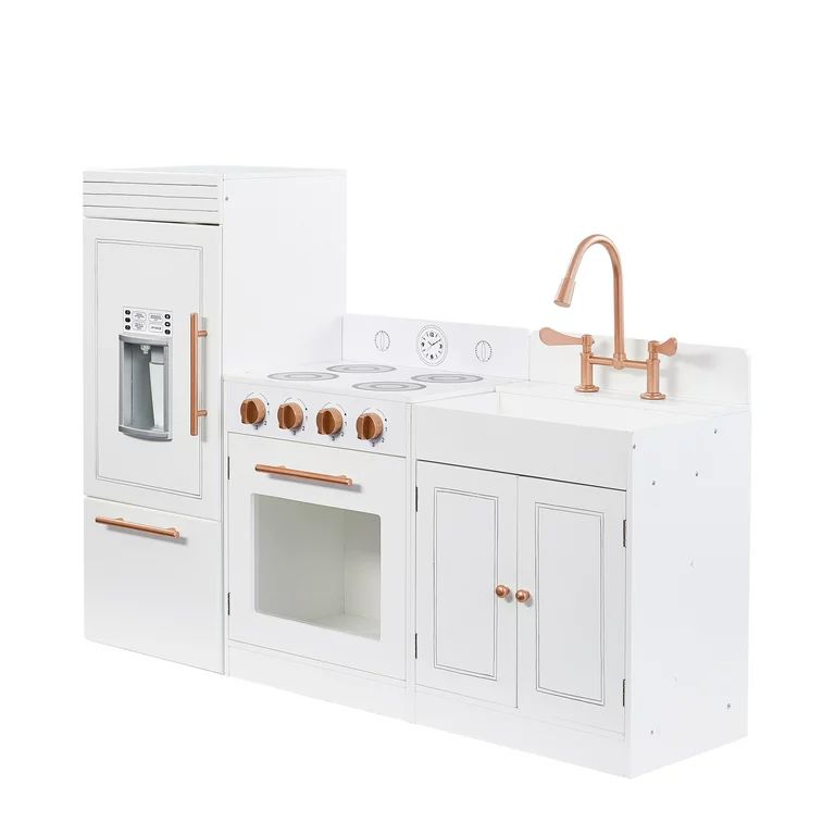 Teamson Kids - Little Chef Paris Modern Play Kitchen, White/Rose Gold | Walmart (US)