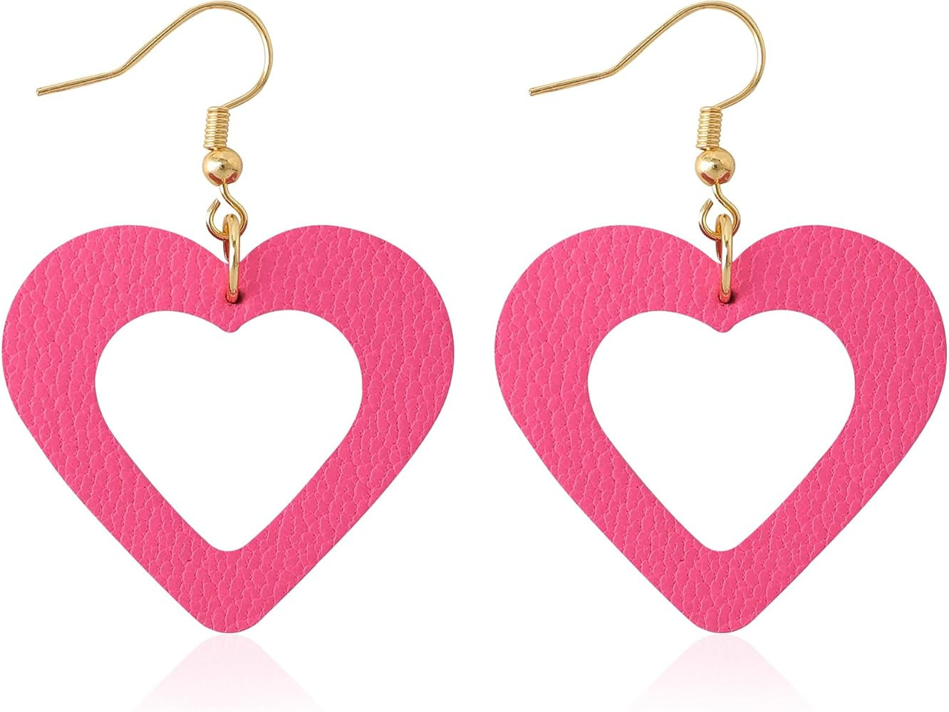 KINIVA Heart Earrings for Women,Trendy Heart Dangle Drop Earrings for Party Prom,Christmas Valent... | Amazon (US)