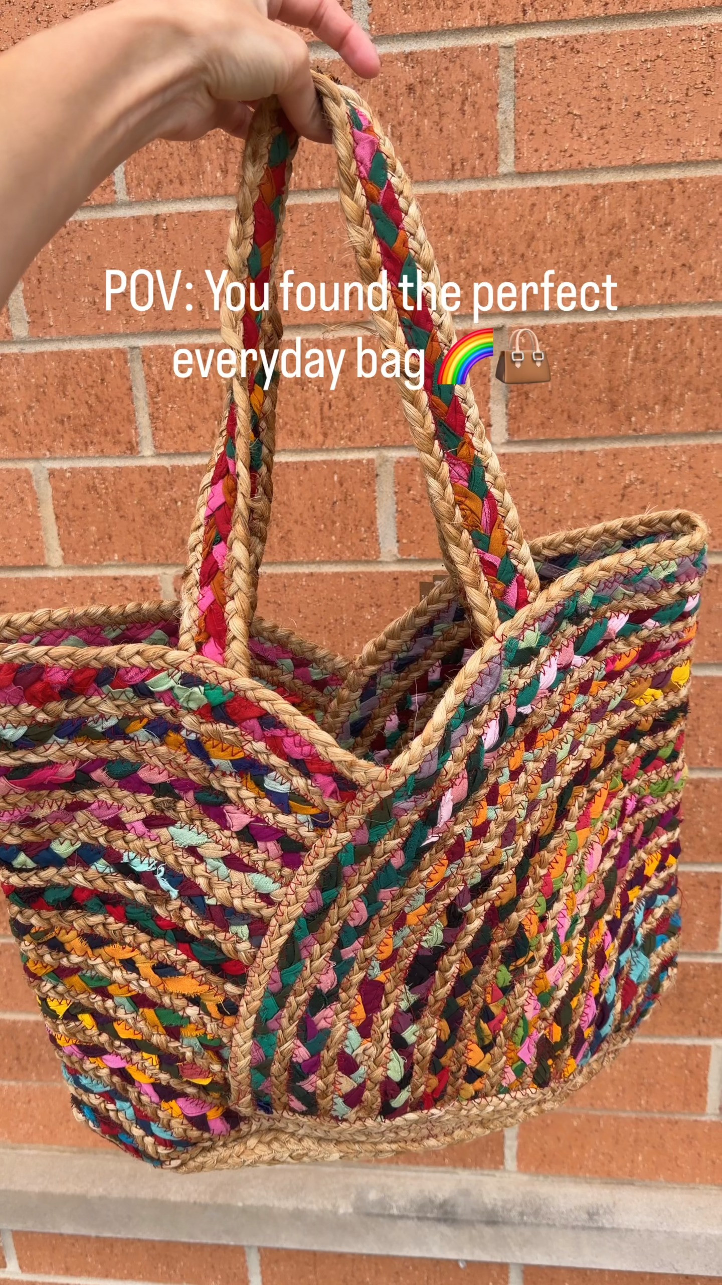 The Multicolor Handwoven Carry-All Bag is such a fun and unique find! 🌈👜 The handmade jute and cotton straw design gives it that beautiful boho, vacation-ready feel while the colorful woven details add the prettiest pop of personality ✨ Perfect for beach days, weekend outings, shopping, or carrying all your everyday essentials. Such a cute statement bag for any casual look! 💕🌿

#HandwovenBag #StrawBag #JuteBag #CarryAllBag #BohoStyle #SummerBag #BeachBag #ToteBag #WovenBag #HandmadeBag #ColorfulAccessories #BohoFashion #VacationStyle #BeachStyle #EverydayBag #BagLover #FashionFinds #StyleInspo #LTKFinds #LTKFashion #CuteFinds #ChicAccessories #StatementBag #EverydayStyle #BohoVibes 

 