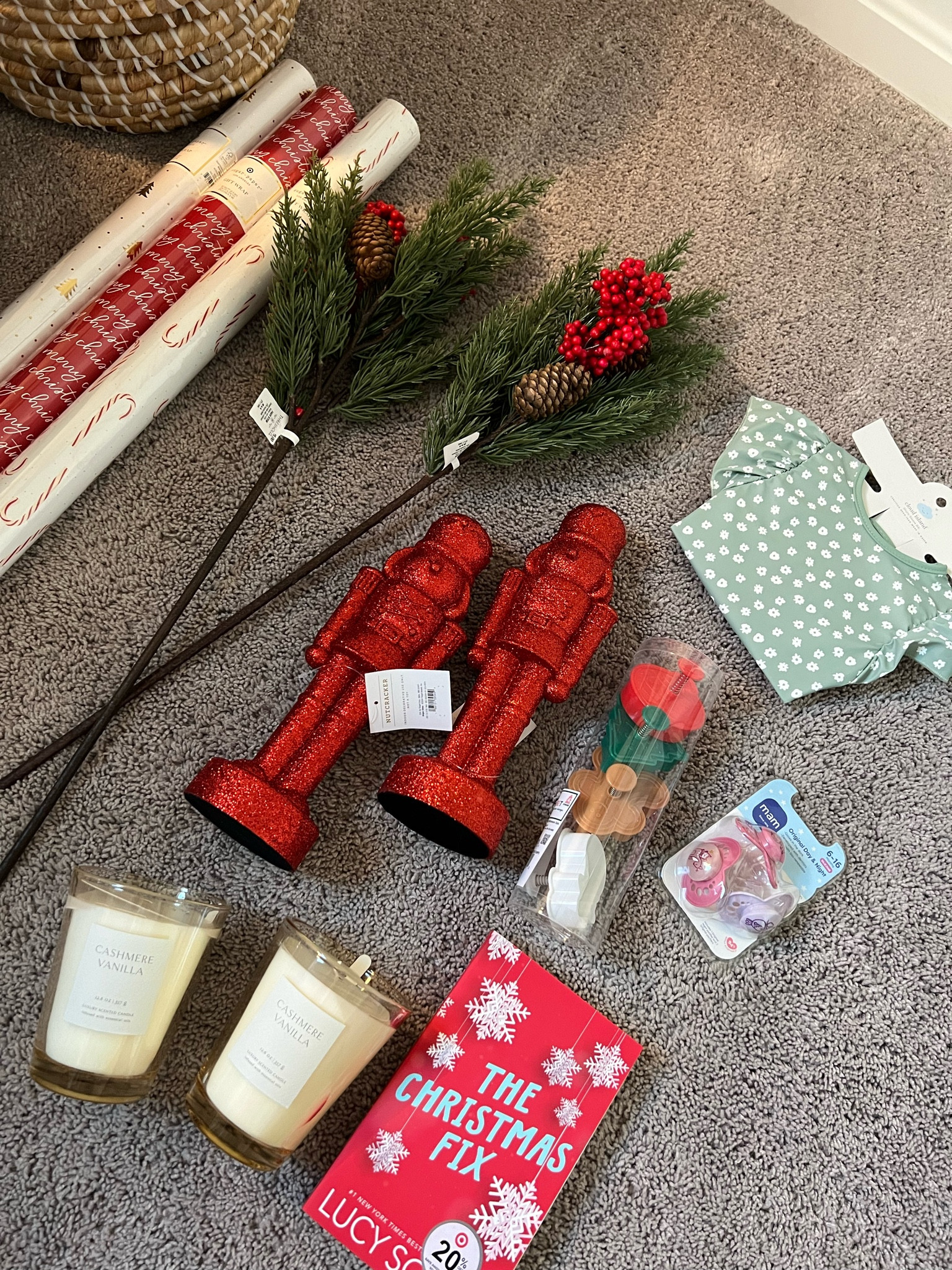 So many good holiday finds at Target! 😍 I’m obsessed with sugar paper. Everything they make is soo good. This wrapping paper is so nice you can definitely tell a difference in quality. I’m excited for a fun Christmas read too! 📚 Candles are buy one get one 50% off! 🕯️🎉 I love this Cashmere Vanilla scent. 

#LTKHome #LTKBaby #LTKHoliday