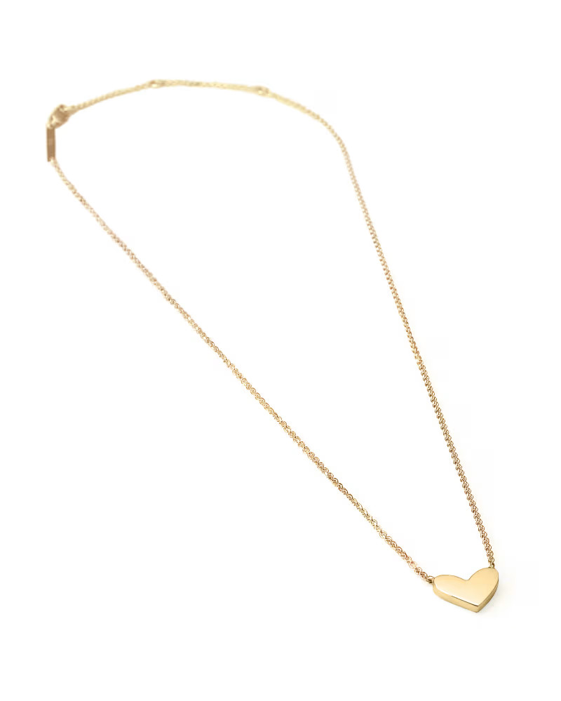 Ari Heart Pendant Necklace in 18k Gold Vermeil | Kendra Scott