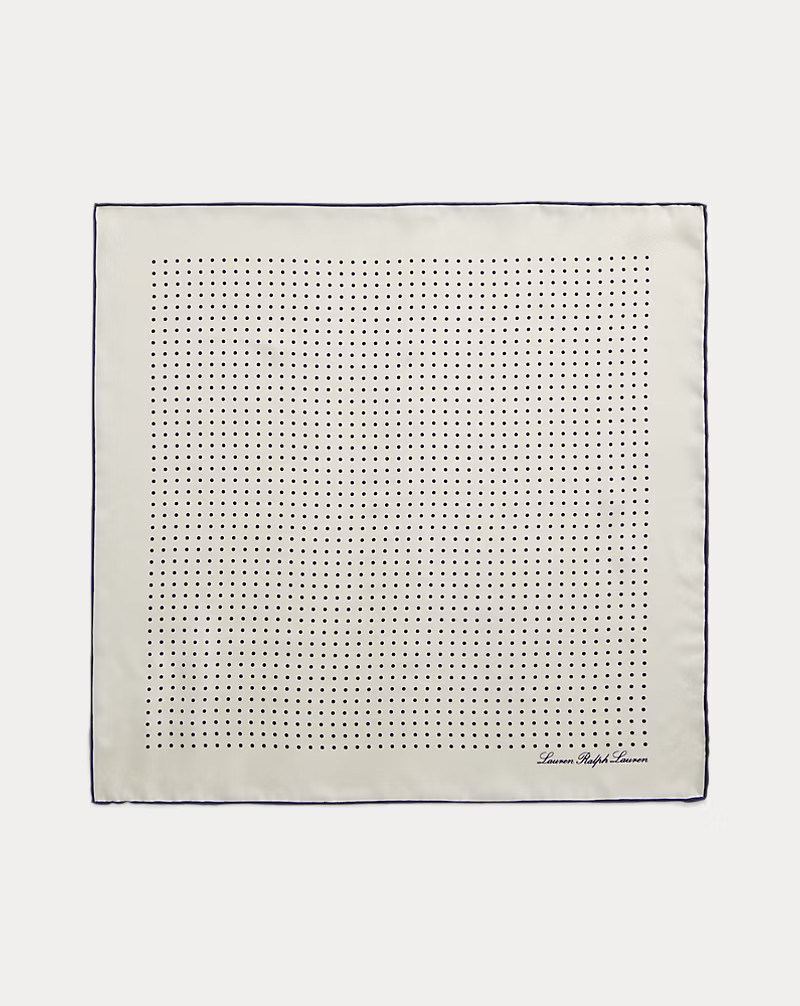 Polka-Dot Silk Twill Square Scarf | Ralph Lauren (UK)