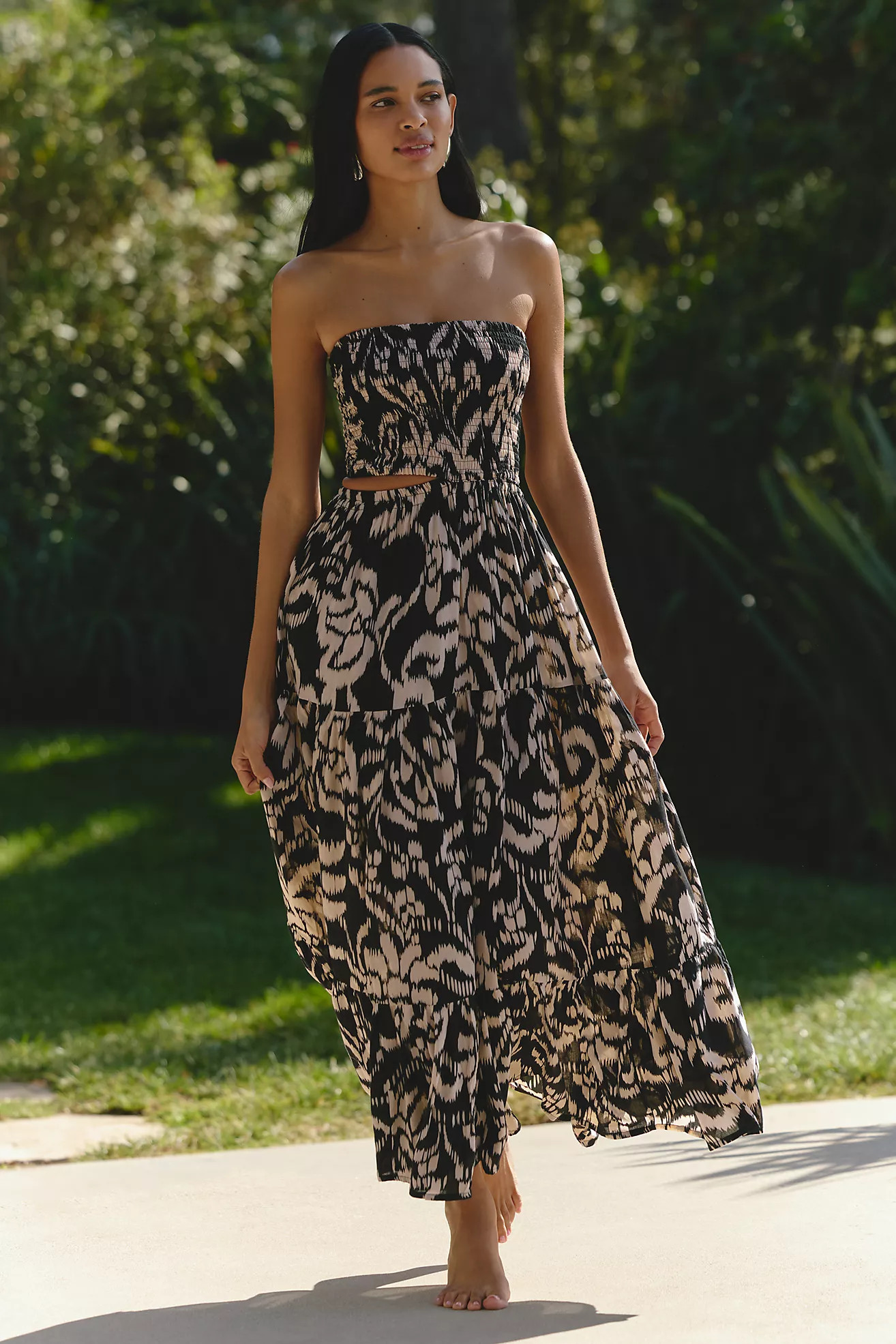 Tiare Hawaii Boracay Strapless Maxi Dress | Anthropologie (US)