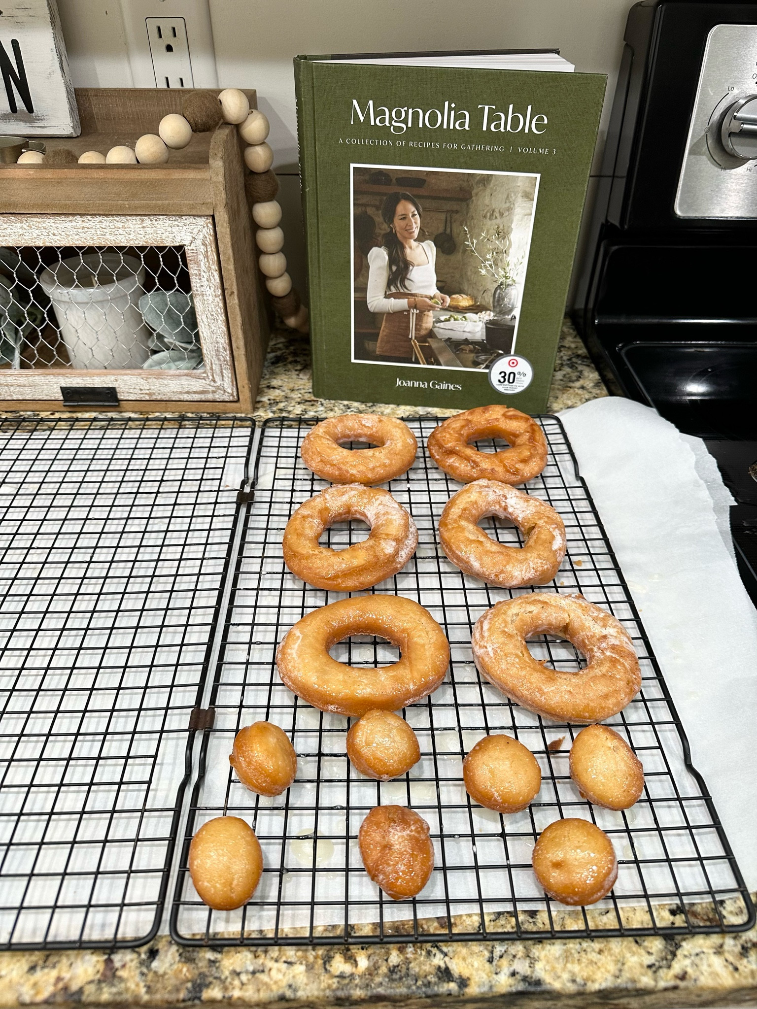 Homemade donuts, magnolia table cookbook volume 3, Joanna Gaines cookbook, Joanna Gaines recipe, dessert, breakfast recipe, great gift idea, old fashion donuts recipe

#LTKhome #LTKGiftGuide #LTKfamily