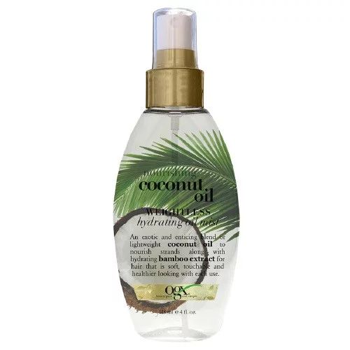 OGX Nourishing Coconut Oil Weightless Hydrating Oil Mist, 4 Oz | Walmart (US)