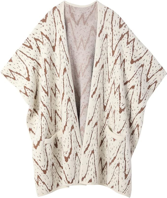 Snuggle Sac Women’s Kimono Cardigan Casual Loose Open Front Tops | Amazon (US)
