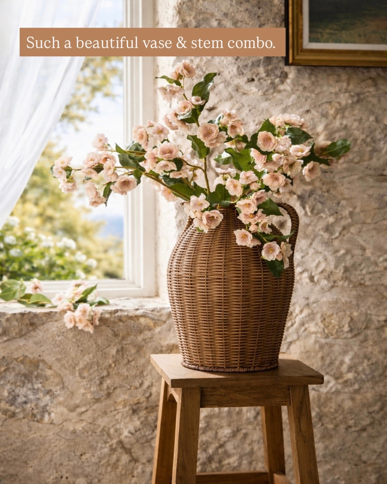 Soft Spring Stems in a Woven Vase

Follow @farmtotablecreations on Instagram for more cozy, elevated home finds.

This woven wicker vase with blush spring stems is such an easy way to bring a fresh, airy touch into your home. The natural texture paired with delicate blooms feels timeless and designer-inspired — perfect for styling a mantel, console, or sunny corner by the window. Simple, neutral, and so beautiful for spring refresh season.

#homedecor #springdecor #vase #florals #neutralhome #livingroomdecor #homeaccessories #decorfinds #interiorstyling #cozyhome #modernhome #decorideas

#LTKSeasonal #LTKHome