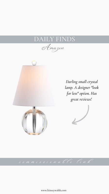 Small crystal lamp, Amazon lamp, Amazon home affordable lamp, reading lamp, round lamp, silver lamp 

#LTKhome #LTKFind #LTKunder100