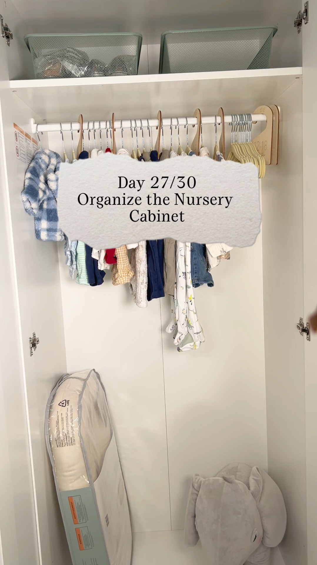 Organize the nursery cabinet
#amazonfinds

#LTKBump #LTKBaby