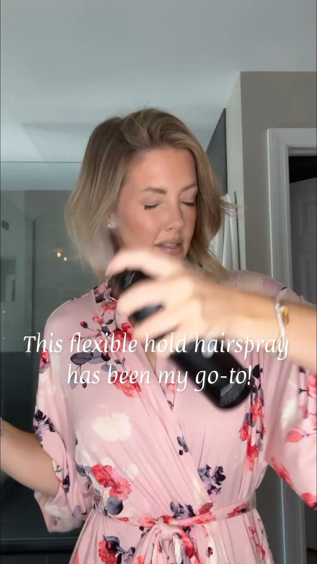 This hairspray is the only finishing product I have been using and I absolutely love it! It also has a heat protectant, and I love that it holds my hair, but it doesn’t feel like I have to wash it out at the end of the day!

#LTKgrwm #LTKmorningroutine #LTKBeauty