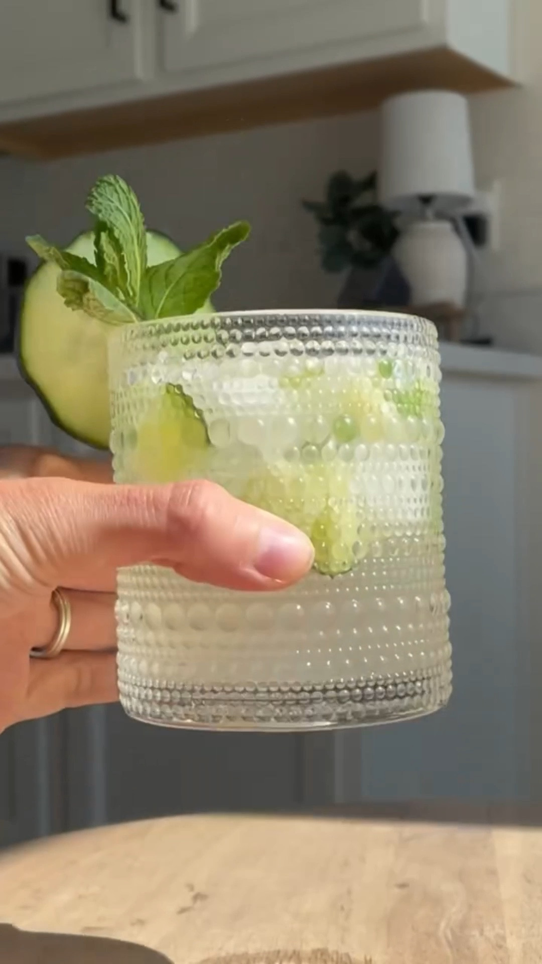 Say hello to the Cucumber Mojito Mocktail! 

This is going to be one on repeat this summer for you! And it’s so versatile that you could replace the cucumber with just about anything else! Strawberry, raspberry, grapefruit, orange!

I can’t wait for you to try this one!

Ingredients
• 3-4 cucumbers slices 
• 4-5 fresh mint leaves
• 1/2 lime - juiced
• 1/2 oz simple syrup
• club soda

#mocktails #mocktailgirlie #mojito #summer #mocktailrecipe #drinkrecipe #mocktail
