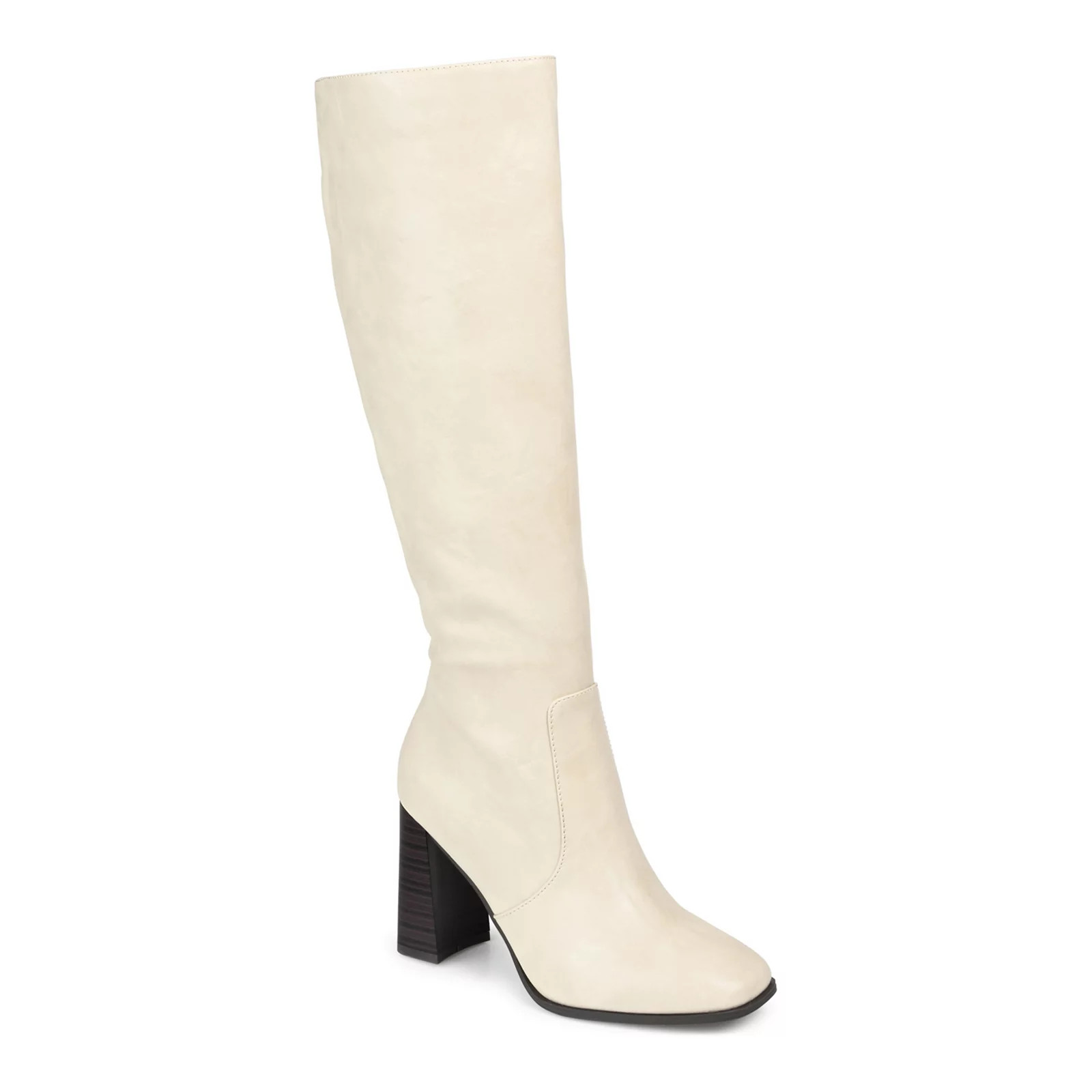 Journee Karima Women's Knee-High Boots, Size: 11, Off White | Kohl's
