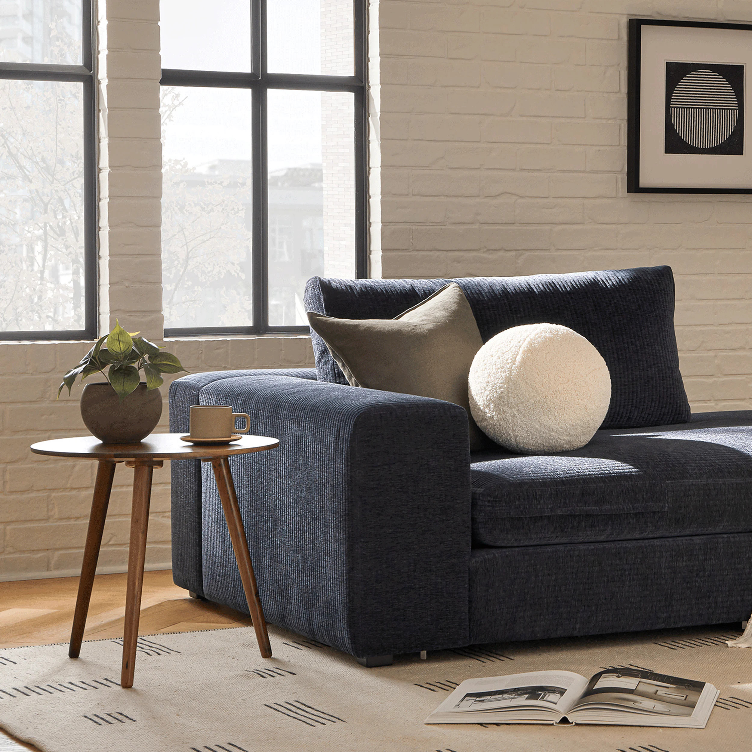 Amoeba Side Table - Walnut | Article