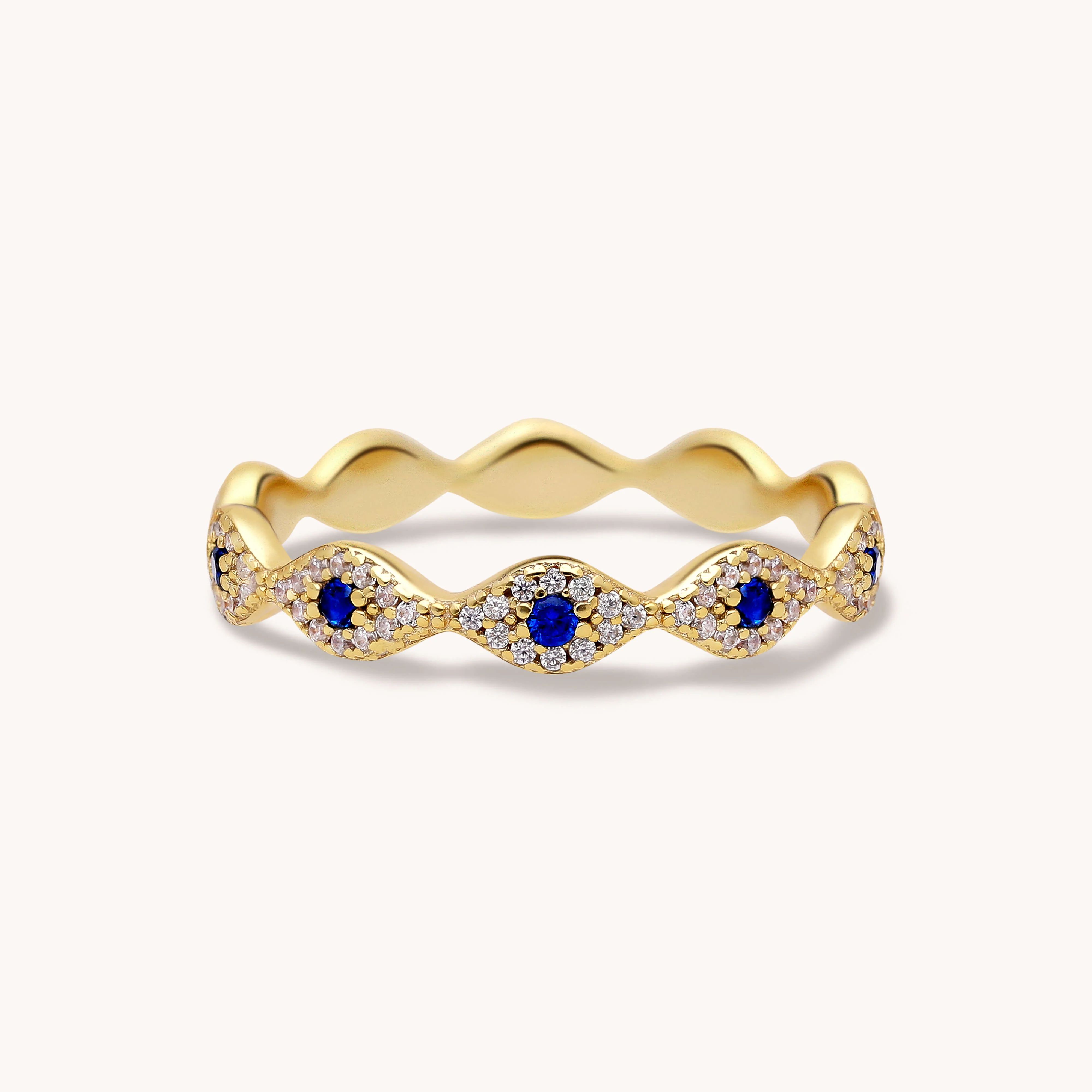Infinity CZ Evil Eye Ring | Little Words Project