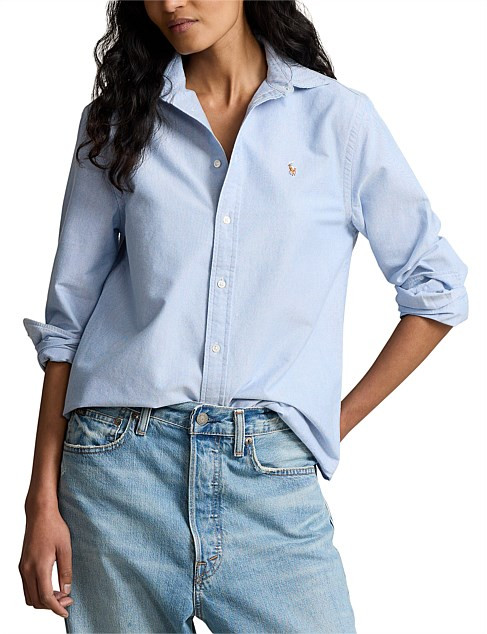 Polo Ralph Lauren Relaxed Fit Cotton Oxford Shirt | David Jones | David Jones (Australia & New Zealand)