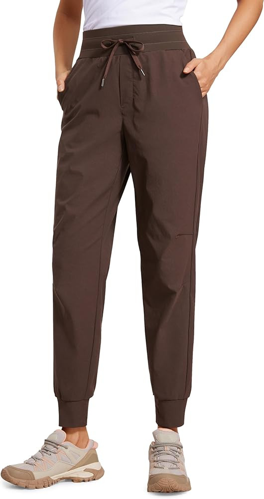 CRZ YOGA Athletic High Waisted Joggers, 27.5" Pants | Amazon (US)