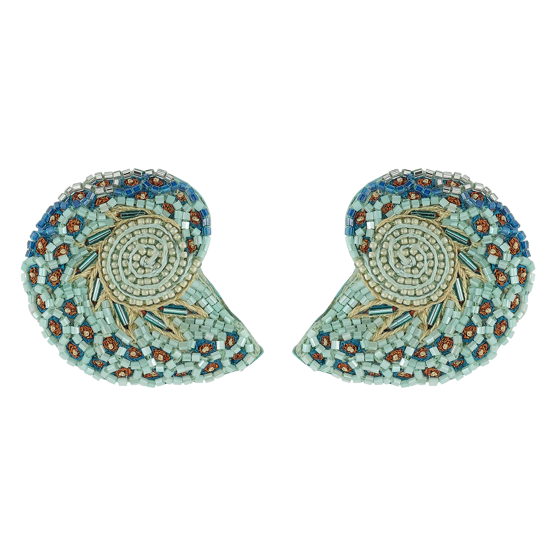 Mollusk Shell Studs | Mignonne Gavigan
