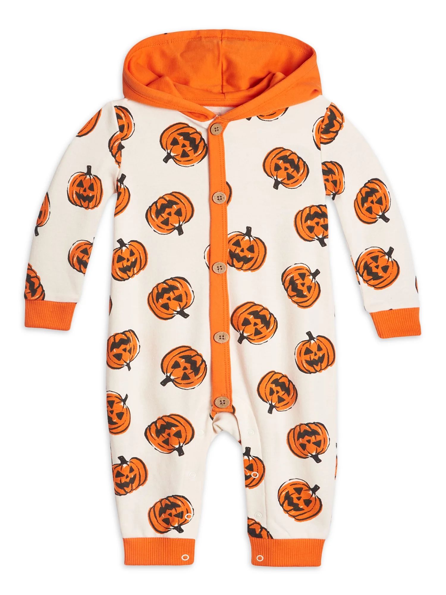 Wonder Nation Baby Halloween Rompers, Sizes 0/3M-24M - Walmart.com | Walmart (US)