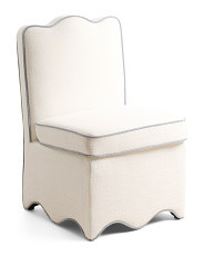 21x33 Scalloped Bottom Skirted Dining Chair | Kitchen & Dining Room | Marshalls | Marshalls