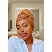 Women Headwrap Hair Scarf Turban Soft Stretch Tie African Hijab Headwear Knit Jersey Headwrap | Etsy (US)