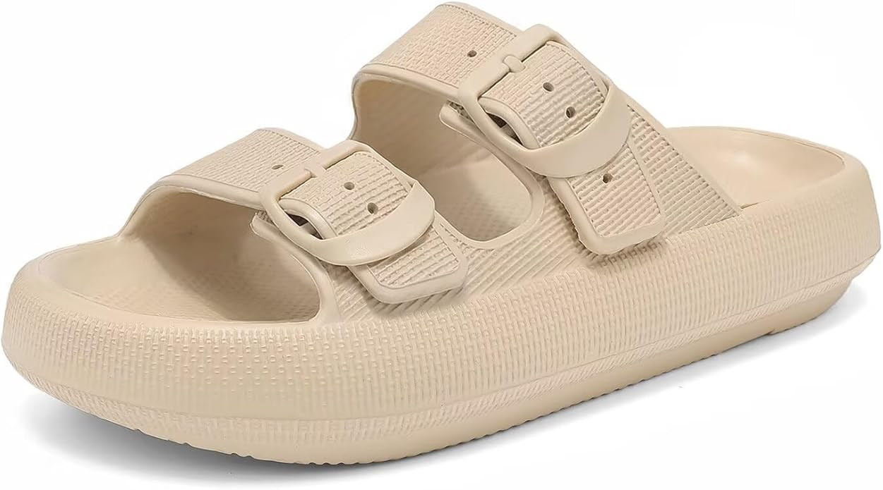 Haifago Cloud Slide Sandals for Women Comfort Recovery Pillow Sandal, Lightweight House Bathroom ... | Amazon (US)