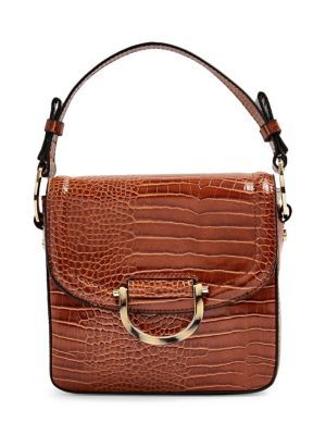 Carrie Croc Print Shoulder Bag | The Bay