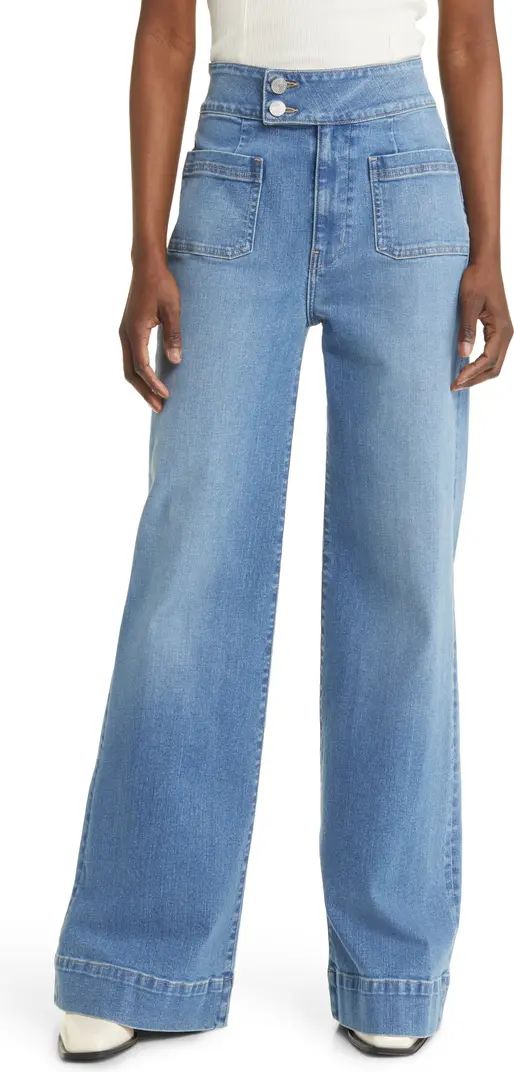 Le Hardy Patch Pocket High Waist Wide Leg Jeans | Nordstrom